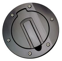 2005-09 Mustang Black Anodized Billet Aluminum Fuel Door