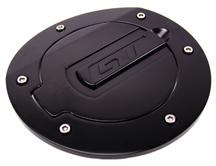 2010-13 Mustang Black Anodized Billet Aluminum Fuel Door w/ GT Logo