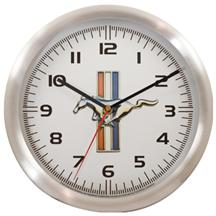 Aluminum Rim Pony &Tri-Bar Wall Clock