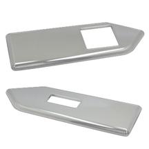 2010-2013 Mustang Satin Billet Coupe Window Switch Plates, No Logo