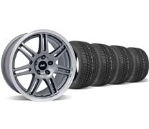 1994-04 Mustang Anthracite SVE Wheel & Tire Kit - 17X9