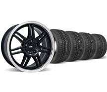 1994-04 Mustang Black SVE Anniversary Wheel & Tire Kit - 17X9