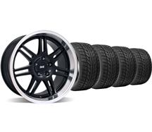 1994-04 Mustang Black SVE Anniversary Deep Dish Wheel & Nitto Tire Kit - 18X9/10