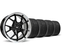 1994-04 Mustang Black Ford GT Style Wheel & Nitto Tire Kit - 18X9/10