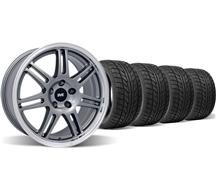 2005-13 Mustang Anthracite SVE Anniversary Wheel &  Nitto Tire Kit - 18X9