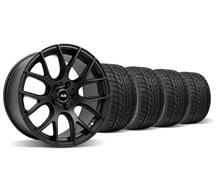 1994-04 Mustang Flat Black SVE Drift Wheel & Nitto Tire Kit - 18X9