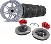 1994-04 Mustang Chrome SVE Anniversary Deep Dish Wheel & Tire Kit with 13" SVE Brake Kit - 17X9/10