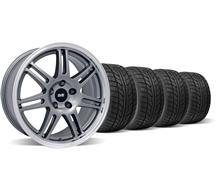 1994-04 Mustang Anthracite SVE Wheel & Nitto Tire Kit - 17X9